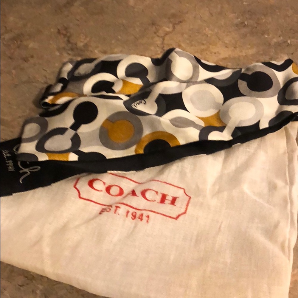 Coach purse scarf